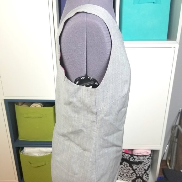 Pinstripe Sleeveless Blouse - Picture 2 of 3